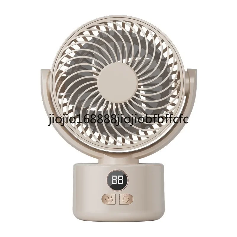Suitable for household tripod camping fan digital display outdoor fan desktop shaking head wind