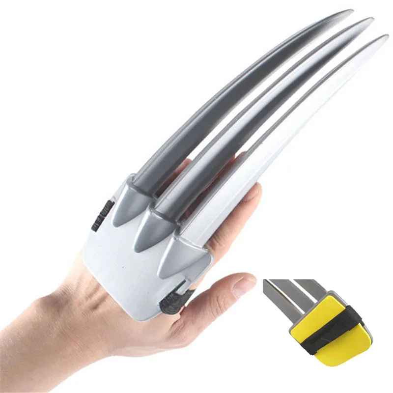 Boys Girls Wolverine Cosplay Plastic Wolf Claws Mask Cloak Super Hero Logan Weapons Cape Halloween Costume Christmas Gifts