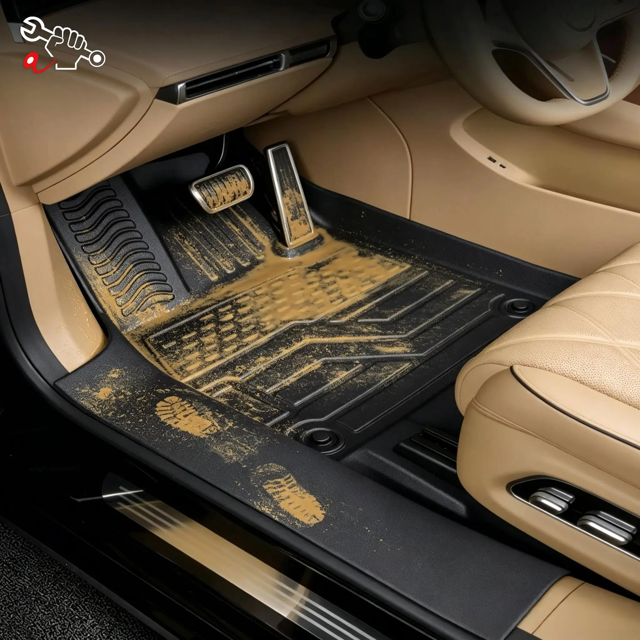 Left-Hand Drive Car Custom Fit Floor Mat For Stelato 9 S9 2026-2027 Waterproof Wear-Resistant Odorless Full Coverage Floor Liner