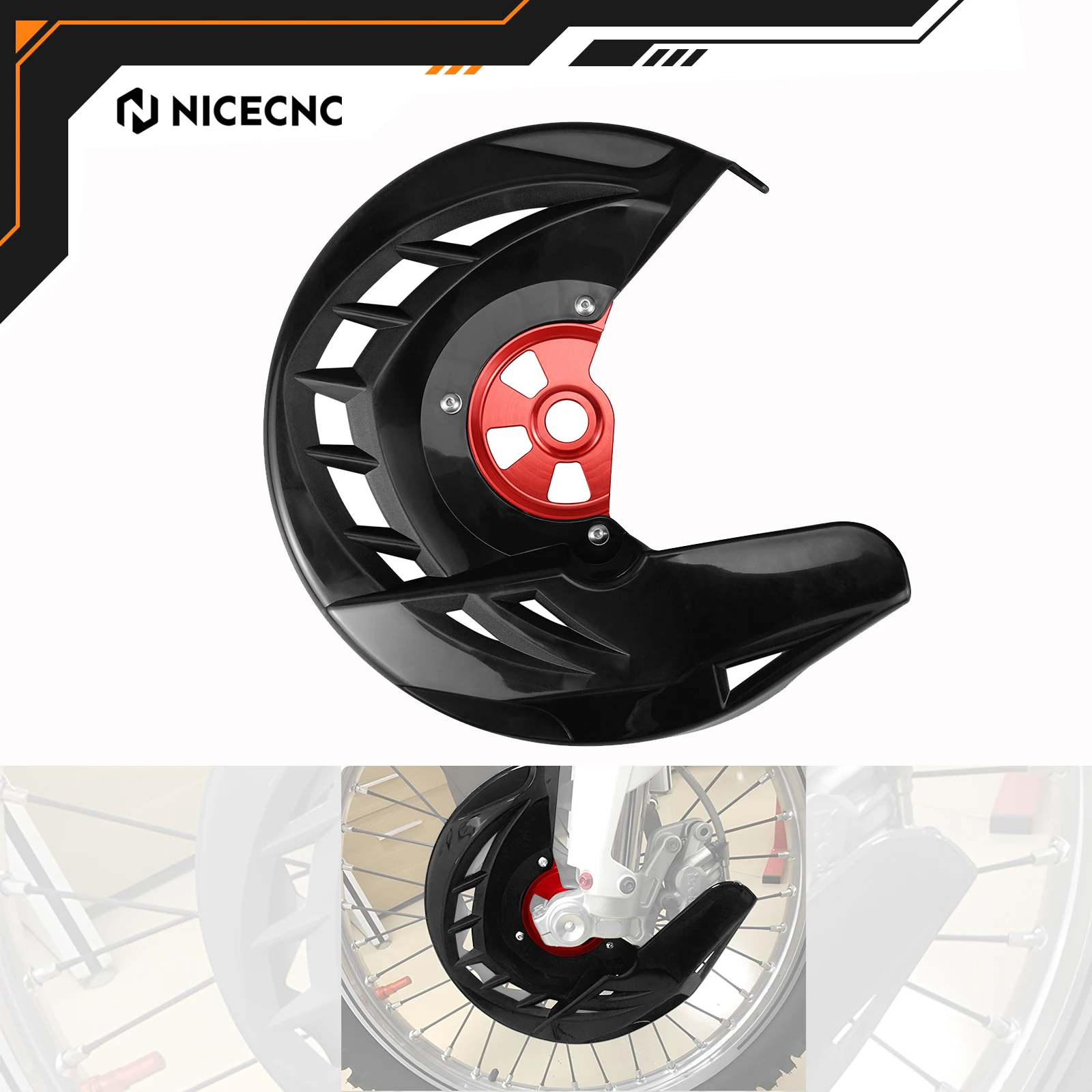 

NICECNC For HONDA CR125R CR250R 2004-2007 CRF250R CRF450R 05-23 CRF250X CRF450X CRF450RX CRF 250RX 300RX Front Brake Disc Guard