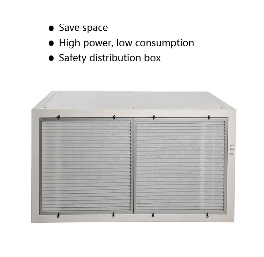 500 Pint Ceiling Mounted Dehumidifier High Efficiency Industrial Ceiling Mounted Grow Room Dehumidifier for Greenhouse