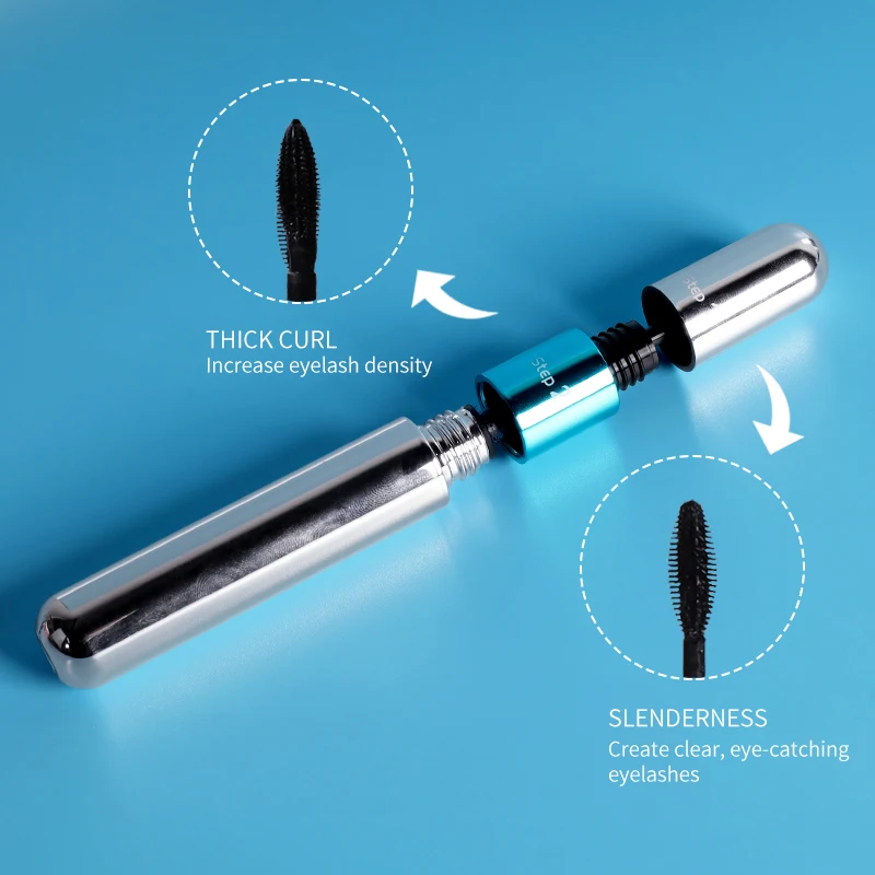 VIBELY Eyelash Mascara 4D Volume Extension Waterproof Long Lasting Lengthening Curling Thick Black Lash Make Up Female Cosmetics