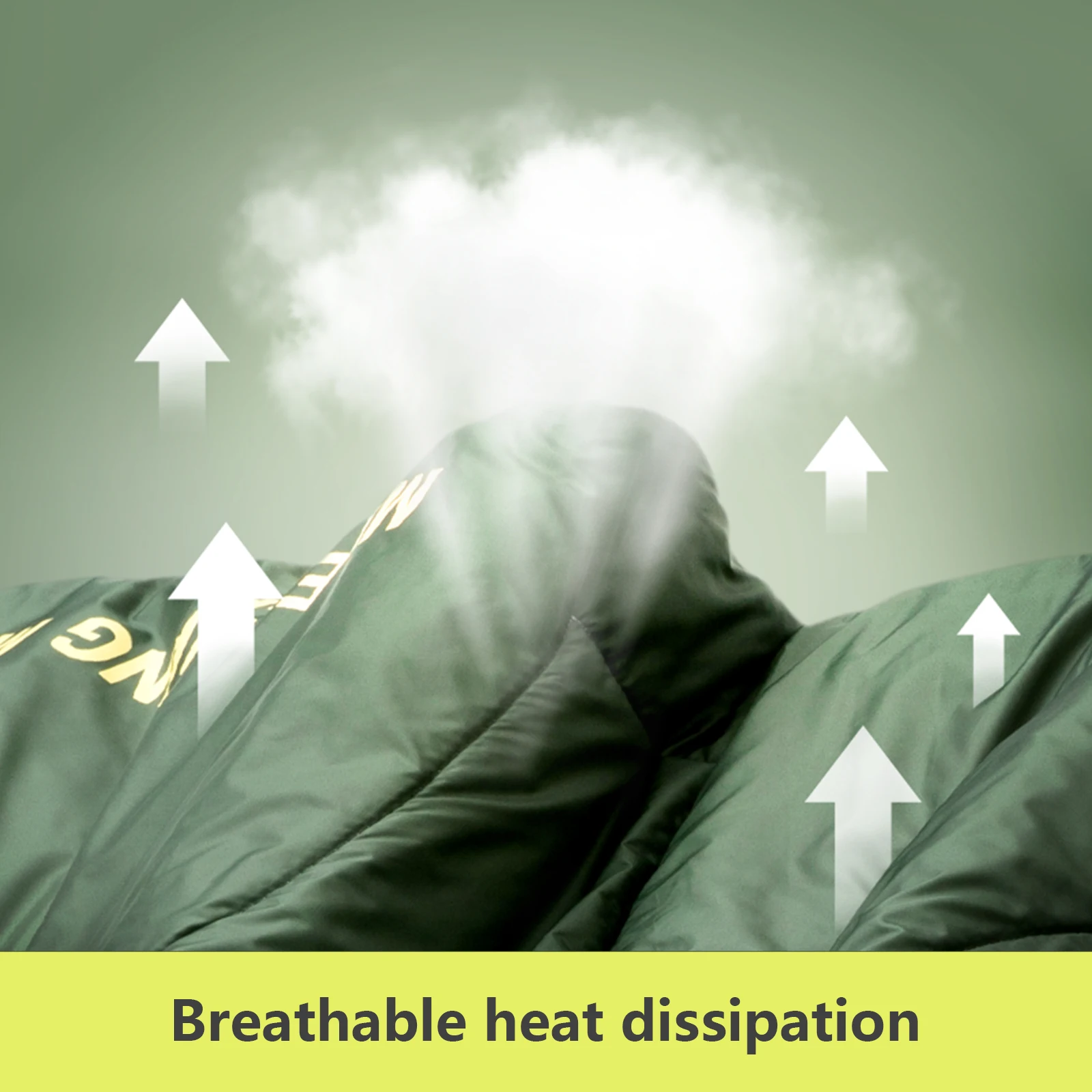 BISINNA Сверхлегкий спальный мешок для кемпинга, весна-лето, рюкзак, спальный мешок, большое одеяло для походов на пляже