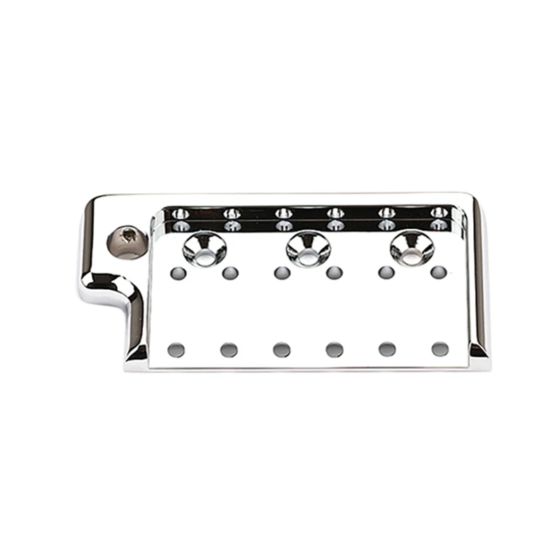 6-Hole Vintage 83Mm Tremolo Bridge Plate For Fender Stratocaster Strat Electric Guitar System Parts,Chrome