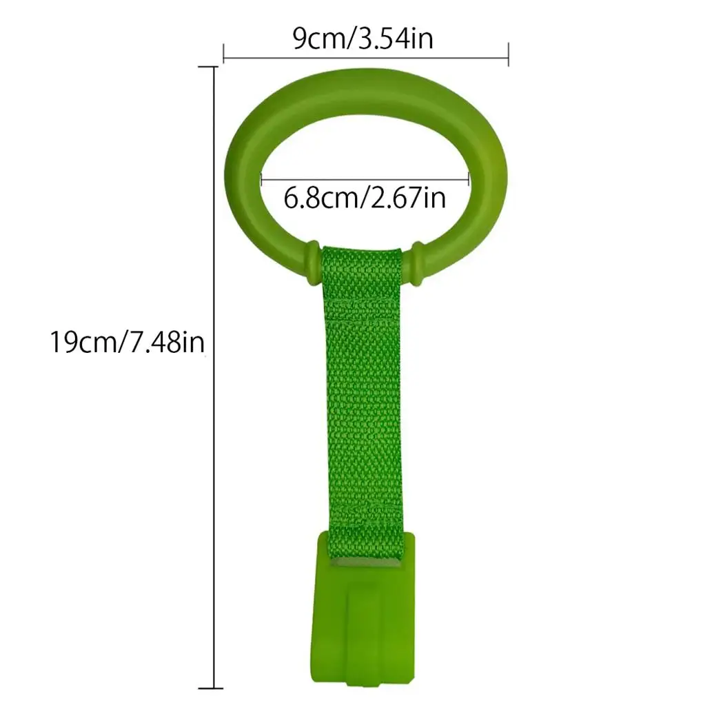 4個入り ベビーコットリング 歩行補助リング 安全ベビーサークル ベビーベッドプルリング 歩行訓練用人間工学に基づいたベビースタンドアップリング