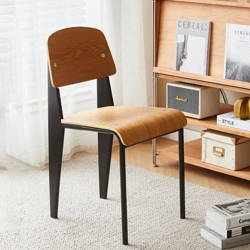 Chaise de salle à manger en bois pour cuisine, dossier confortable, siège de bureau, cadeira intérieur pour salon, meubles de maison modernes