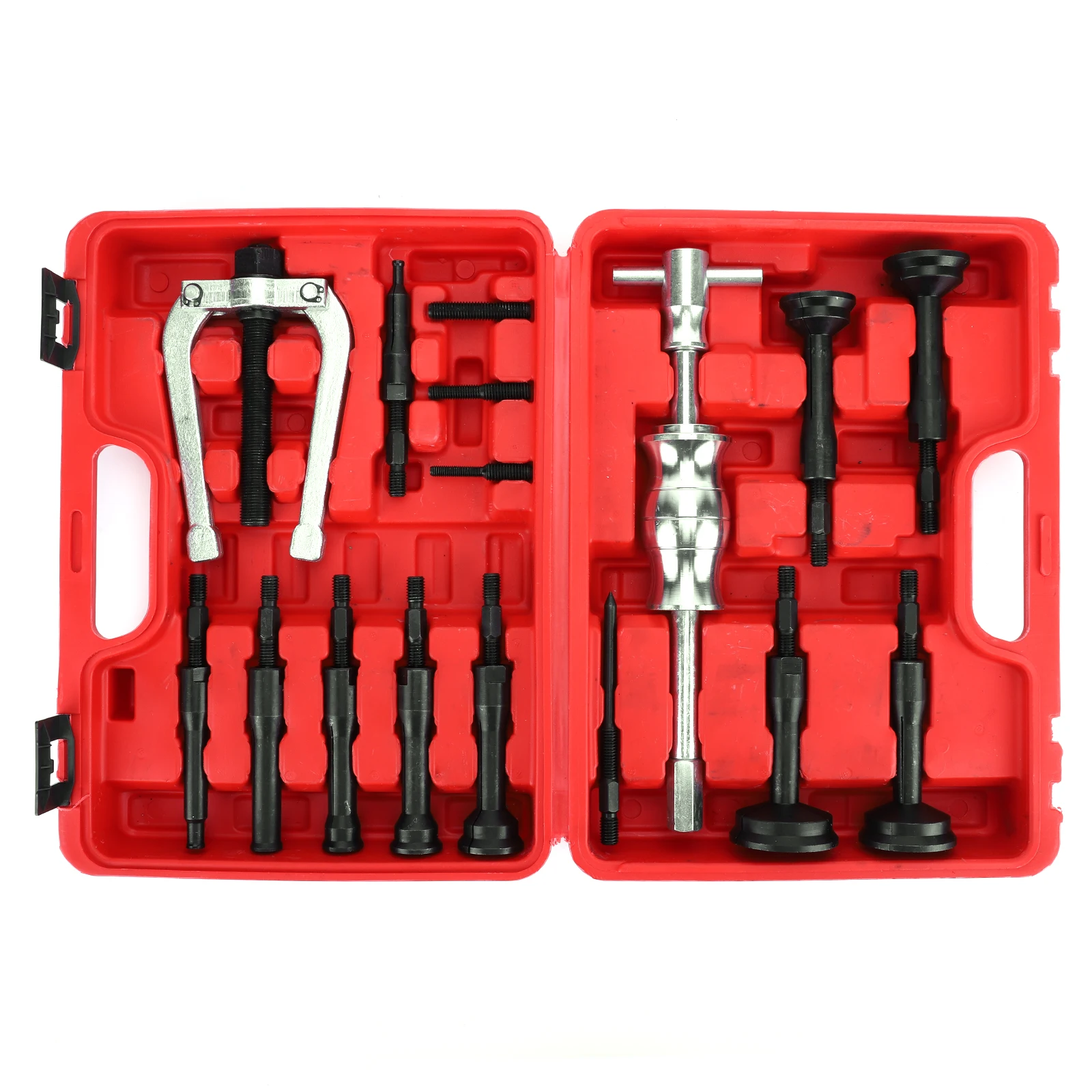 

16PCS Blind Bearing Race and Seal Puller Extractor Kit with Case Internal Bearing Extractor Puller Kit