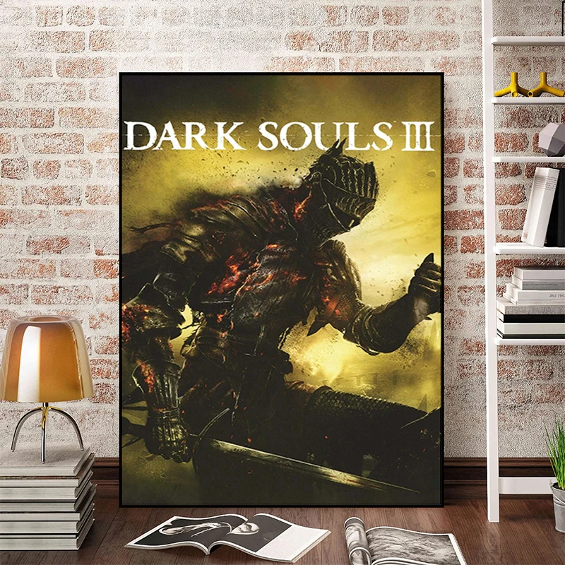 

Dark Souls Poster Classic Game Home Decoration Interior Paintings Wall Decor Room Decors Aesthetic Pinterest Painting on Canvas