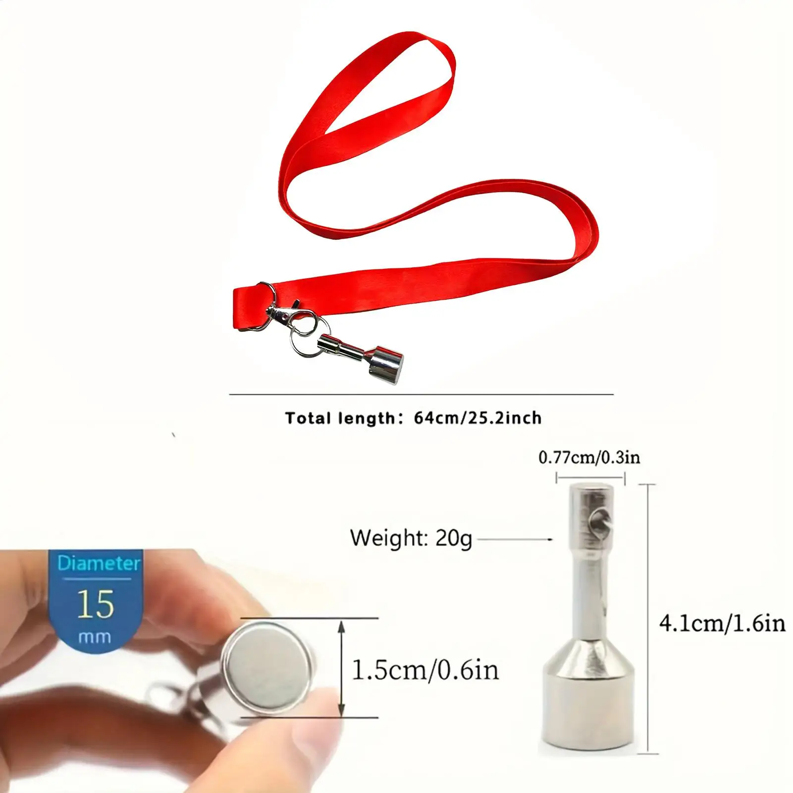 Bocce bola retriever portátil com cordão grabber leve bocce bolas selecionador ímã para adultos mulheres jogadores exercício