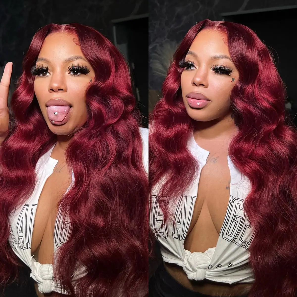 99J Burgundy Body Wave Glueless Wig Human Hair 13x4 13x6 Hd Lace Front Wigs Human Hair Colored Brazilian Human Hair Wigs On Sale