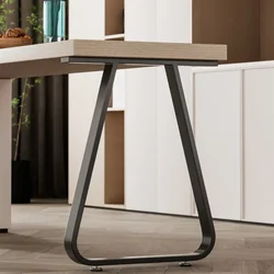 Iron Art Support Feet High-Temperature Painted Bar Stand Single-Side Table Legs Stable Heavy-Duty Table Parts Contemporary Style