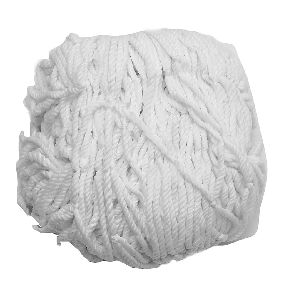 1個 24 x 8フィート サッカーゴールネット ポリプロピレン繊維 フットボール サッカーネット 11人制 フルサイズ ゴールポストフレーム ホワイト