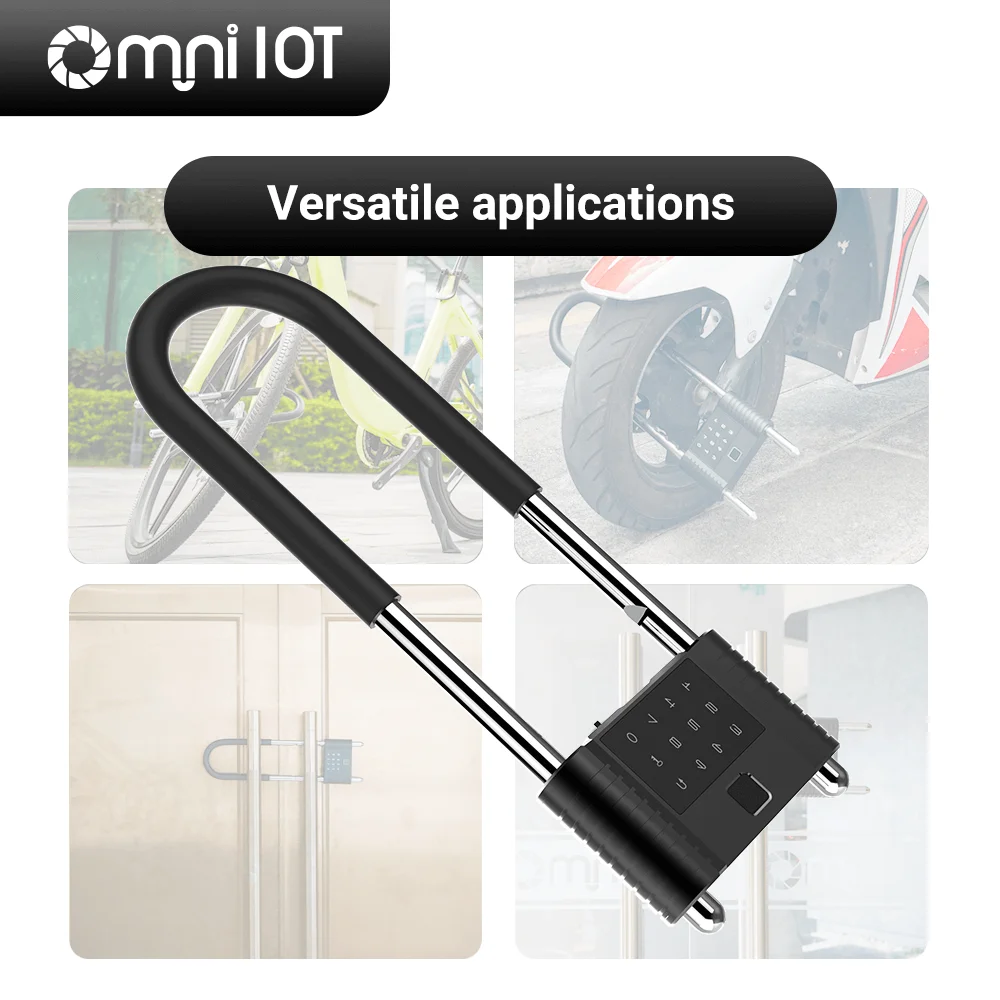 Cerradura de seguridad inteligente para tienda, cerradura antirrobo para construcción de oficinas, candado en U para bicicleta