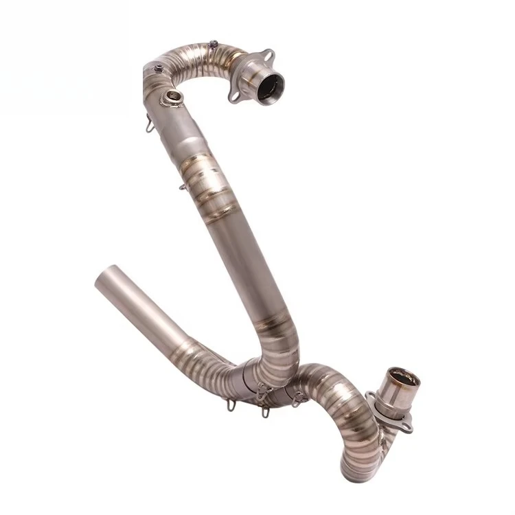 For Scrambler 800 MONSTER 797 Motorcycle Exhaust Escape Modified Titanium Alloy Front Pipe Connect Original Muffler