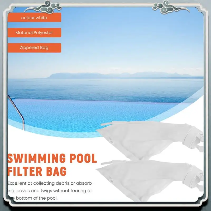 3PCS Zippered Bag Replacement Fits For Polaris 280,480 Pool Cleaner All Purpose Filter Bag Swimming Pool Cleaner Bags Top-Rated