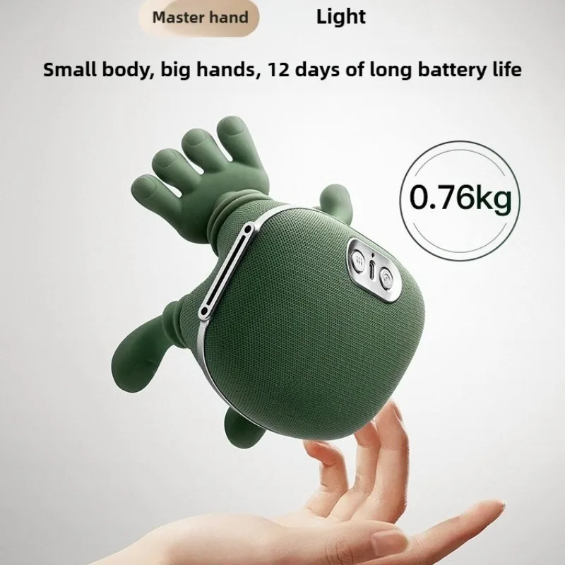 Kabelloses elektrisches USB-Massagegerät mit 6D-Handsimulation, kabelloses Nacken- und Schultermassagegerät mit USB-betriebenem Ladekabel im Lieferumfang enthalten