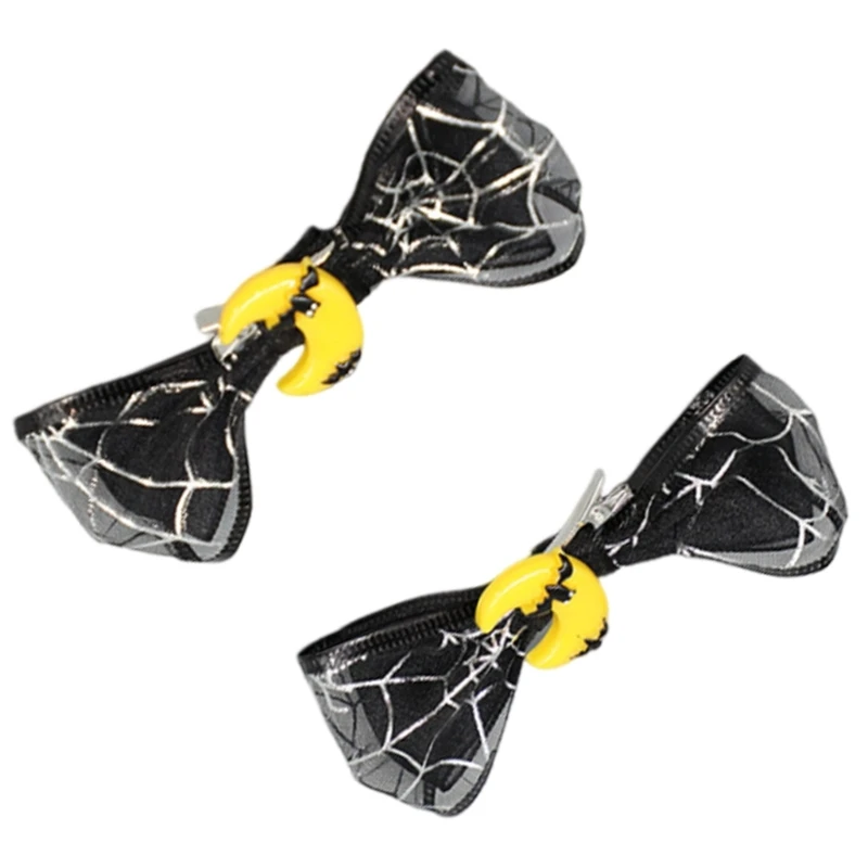 2pcs Gothicism Butterfly Hairpin Decorative Festival Hair Clip Children Barrette DXAA