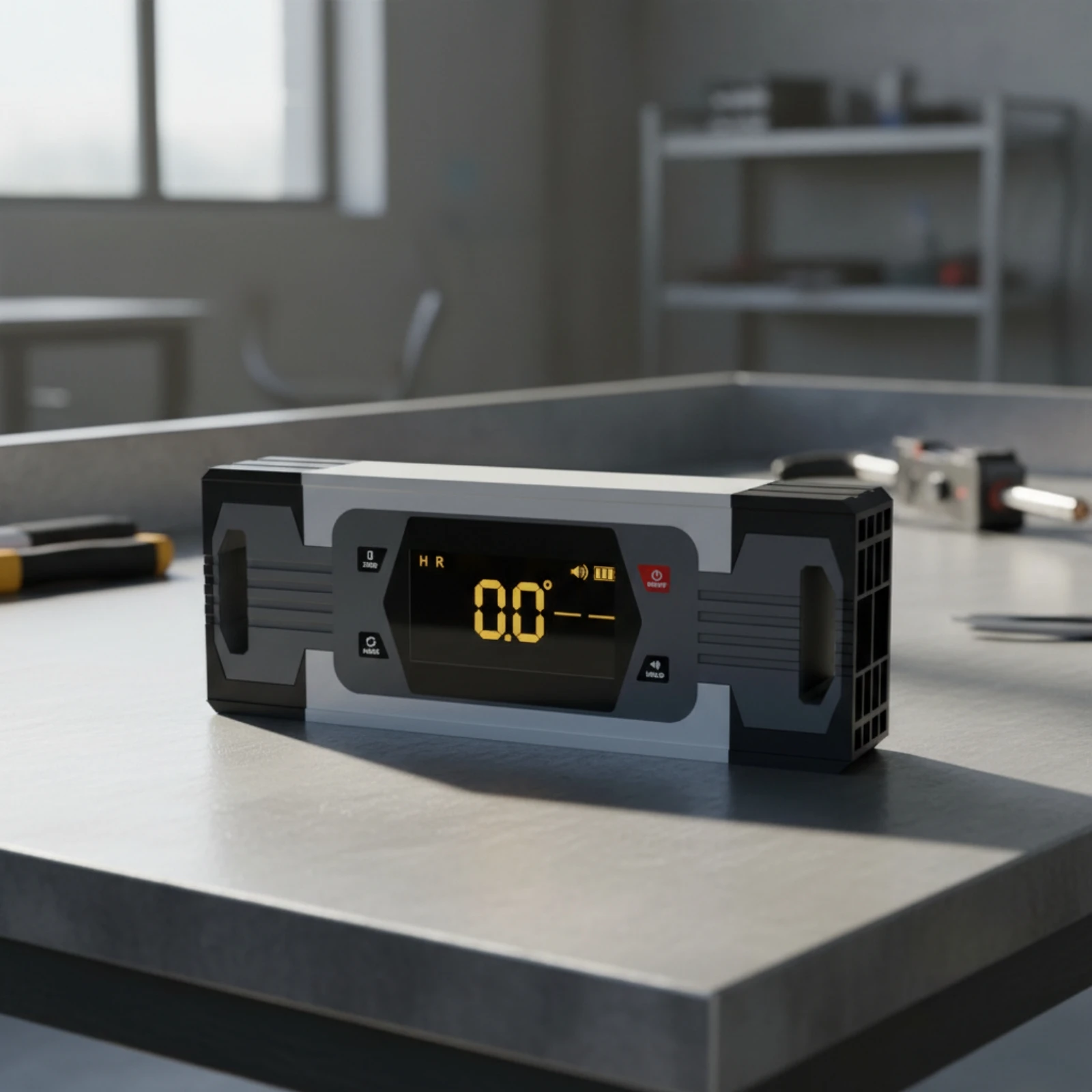 Digital Level Ruler Precision Angle Gauge with Ferrous-Attracting Base Level with Ferrous-Attracting Base Portable Measuring