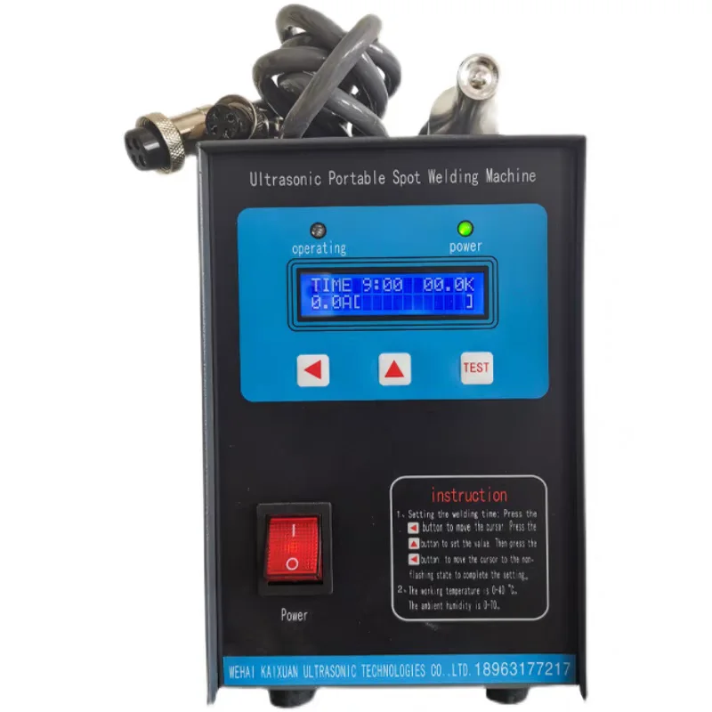 

Professional KXH-2806 28KHz Handheld Ultrasonic Welder 600W Titanium Heads for Auto Parts Daily Essentials Repair