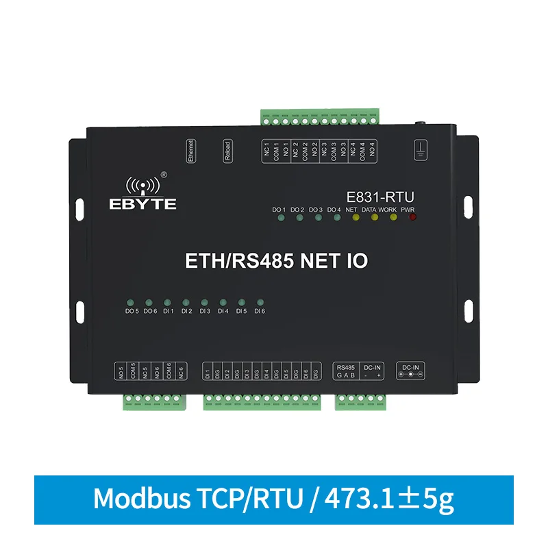 

E831-RTU(6060-ETH) RS485 Ethernet Network Wireless Transceiver Modem Modbus TCP RTU Network Protocol TCP UDP Data Transmission