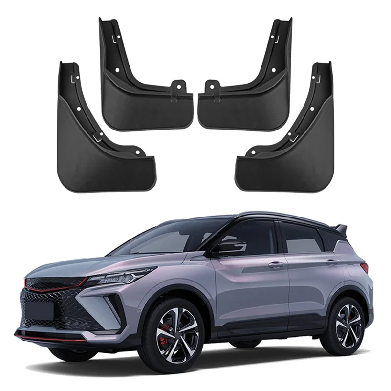 

Exclusive 4PCS Car Mudguard Mud Flaps Splash Mud Guard Fender For Geely Coolray Cool 2022-2024 Car Accessories