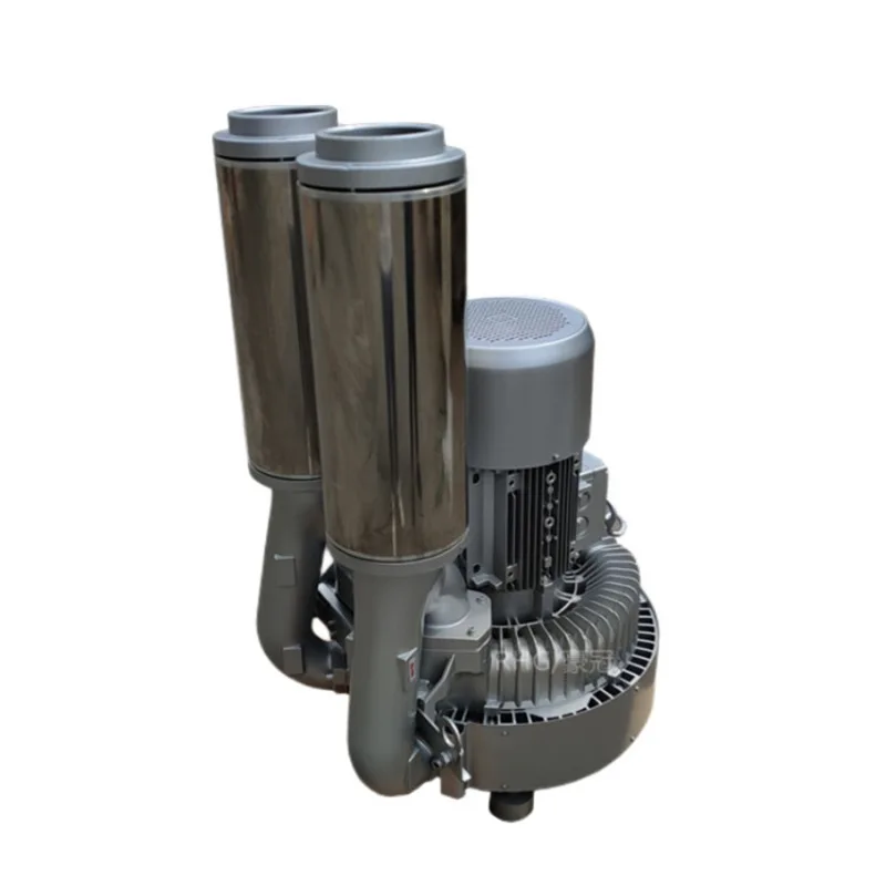 25KW double impeller vortex air pump, high power and high negative pressure vacuum suction fan, air pump for central vacuum