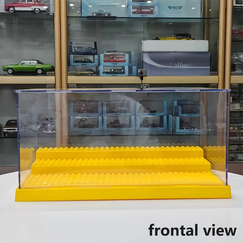 Clear Acrylic Display Box For Building Block Minifigures Hand Doll Model Collection Detachable Dust Proof Storage Cabinet
