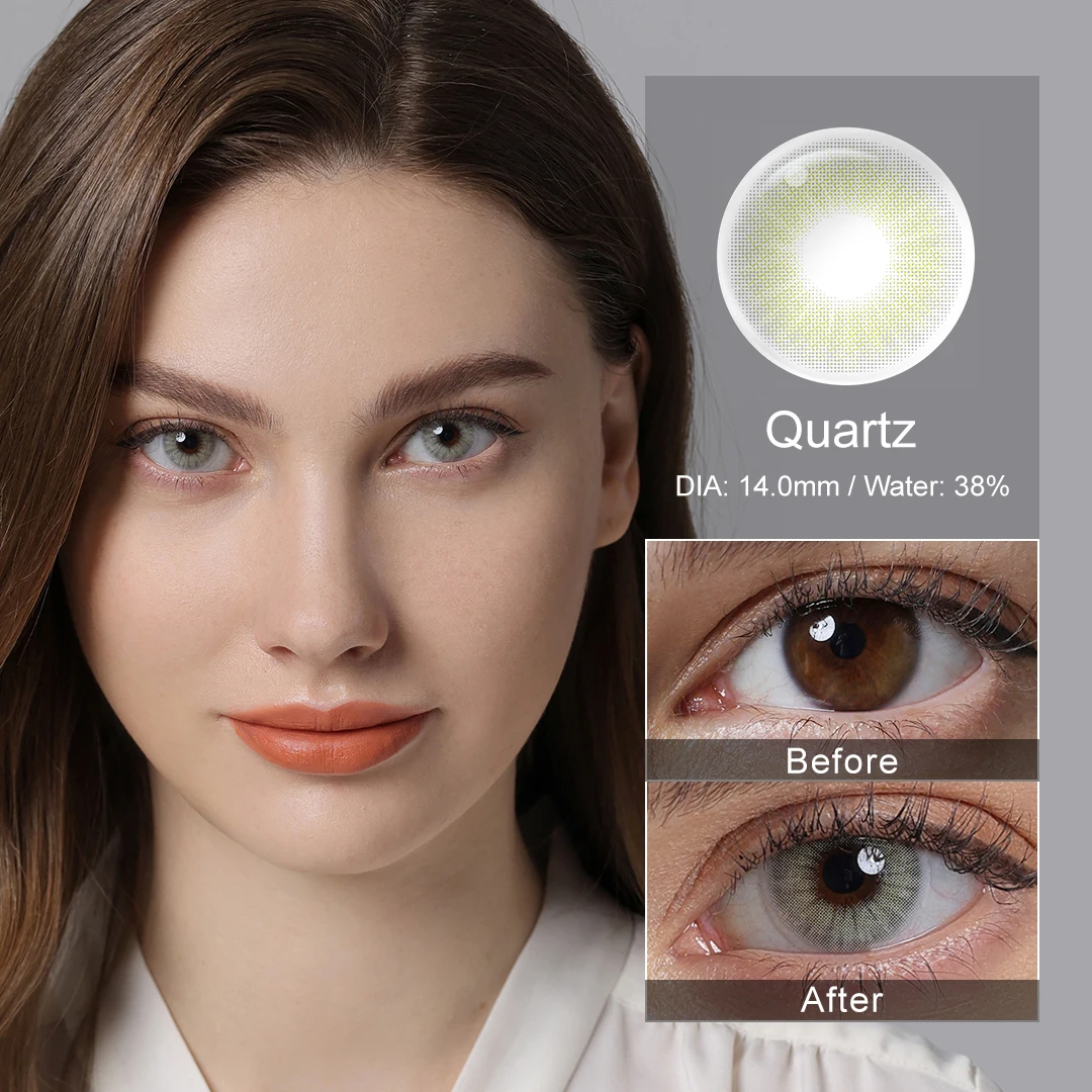 MAGSITER Queen Amber/Avela Kontaktlinsen in natürlicher Farbe für die Augen, geeignet für den täglichen Gebrauch, Augenkosmetiklinsen, 6 Monate haltbar – Detail 7
