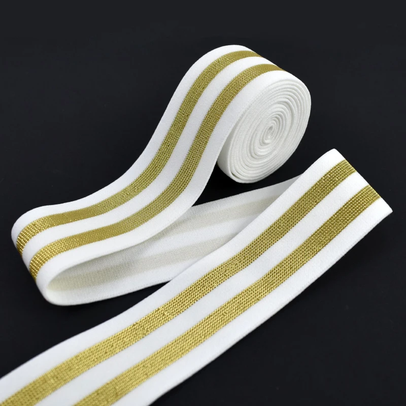Gold Silver Elastic Band for Sewing, 2/5/10M