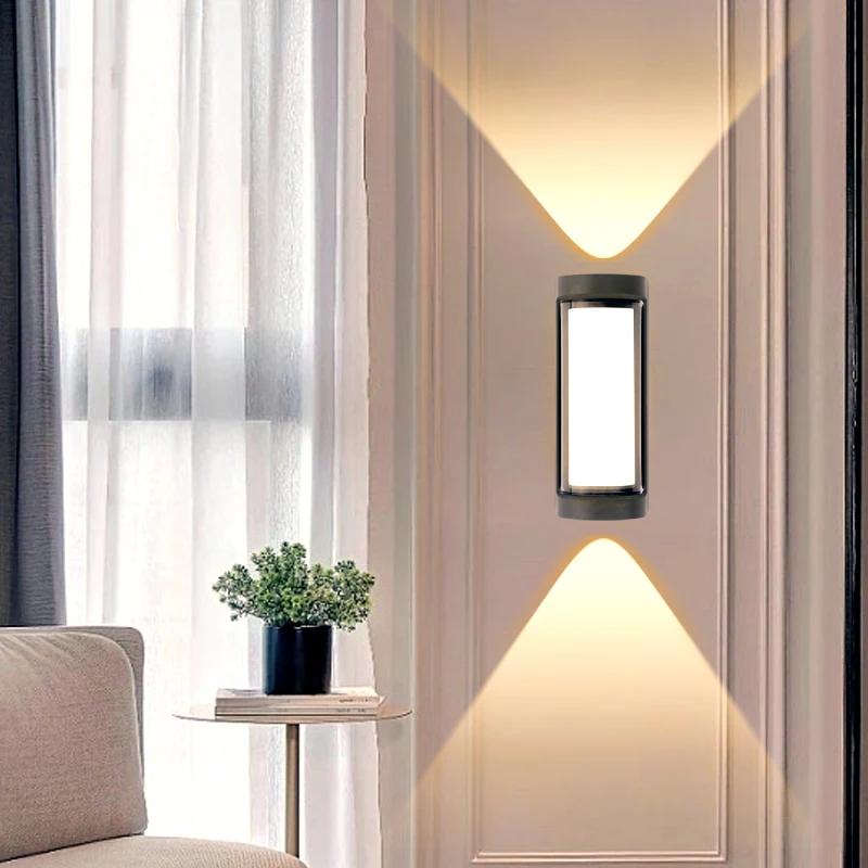 Minimalist Led Wall Light Indoor 10W Up And Down Wall Lighting Living Room Background Bedside Lighting Aisle Decoration Fixture