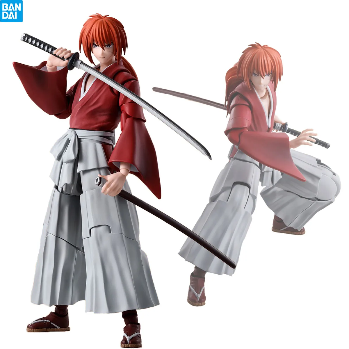 

In Stock Original BANDAI SPIRITS S.H.Figuarts Rurouni Kenshin Himura Kenshin Anime Figure Action Figure Model Decoration