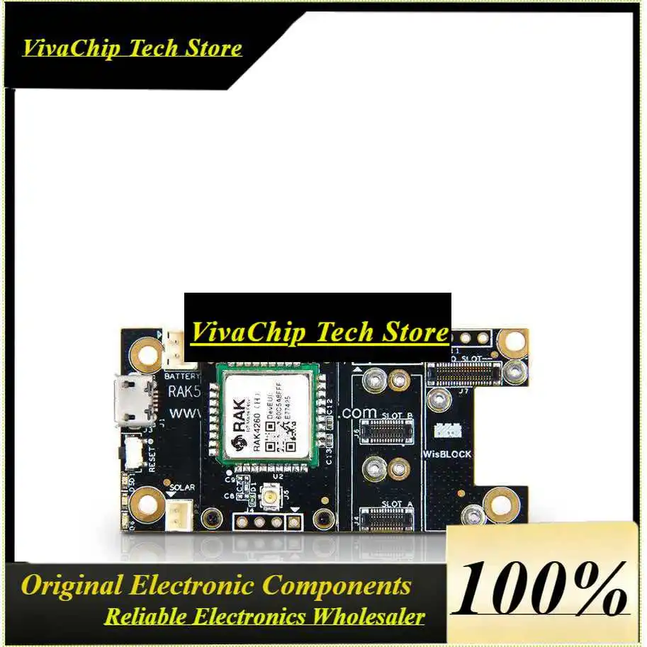 VivaCRAK4260 LoRaWAN Evaluation Board Kit, Full-Band 862-1020MHz, 20dBm Power, RUI Support, Includes Base & Antenna