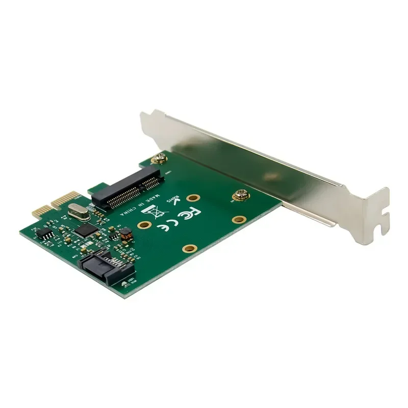 Karta rozszerzeń PCIE SATA 3.0 do komputera stacjonarnego, dysk SSD, karta rozszerzeń dysku twardego 6 Gb/s, adapter MSATA NGFF, kontroler Asmedia ASM1061