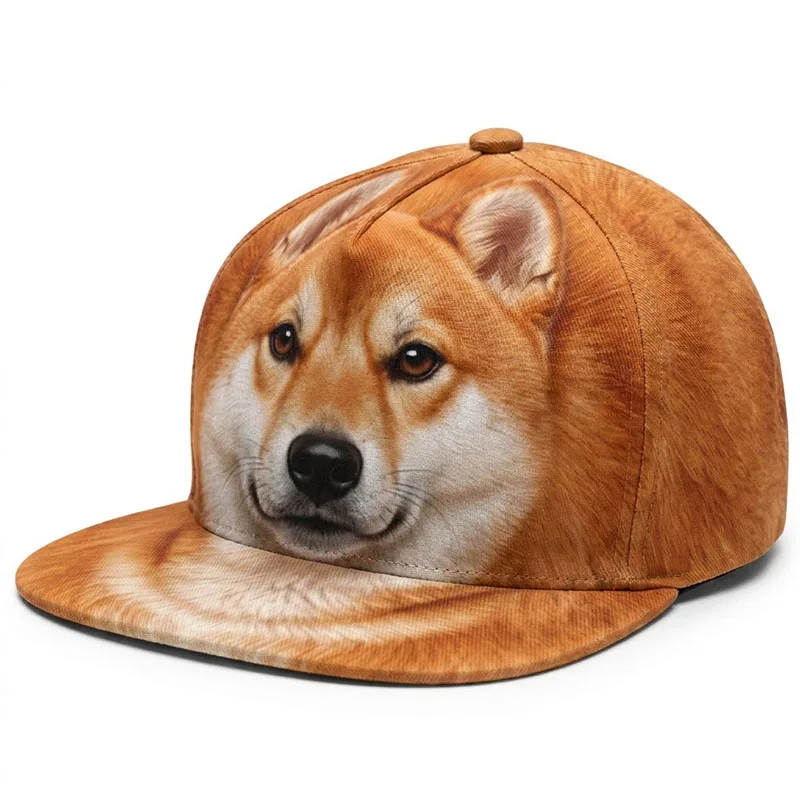 Shiba Inu Fox Dog Trucker Caps Custom Pet Foxy Streetwear Hip Hop Canine Baseball Hats Shibby Pup Buddy Gift Floof Driver Peaked