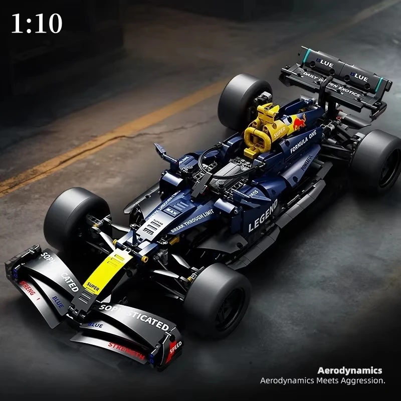 Technische Super Sport Auto Formel Racing Bausteine MOC Stadt Geschwindigkeit Berühmte Fahrzeug Ziegel Montieren Spielzeug Kinder Geburtstag Geschenk