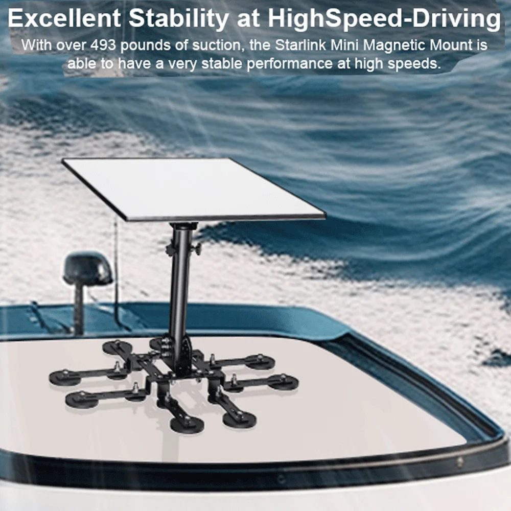 

Starlink Gen V3 Heavy Duty Pivot Magnetic Roof Bracket,Internet Satellite Mounting Kit,Compatible with Starlink Standard Gen 3