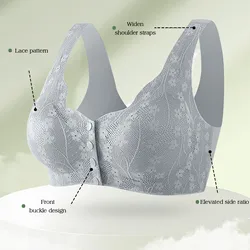 Daisy Bra For Women Comfortable Convenient Front Close Button Cotton Bras For Older Women No plus Size Sports Bras for Women