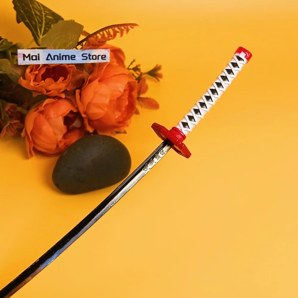 10 polegada katana anime mini estatueta de metal mini samurai sabre aço ninja faca espada tamanho real japonês katana brinquedo afiado presente
