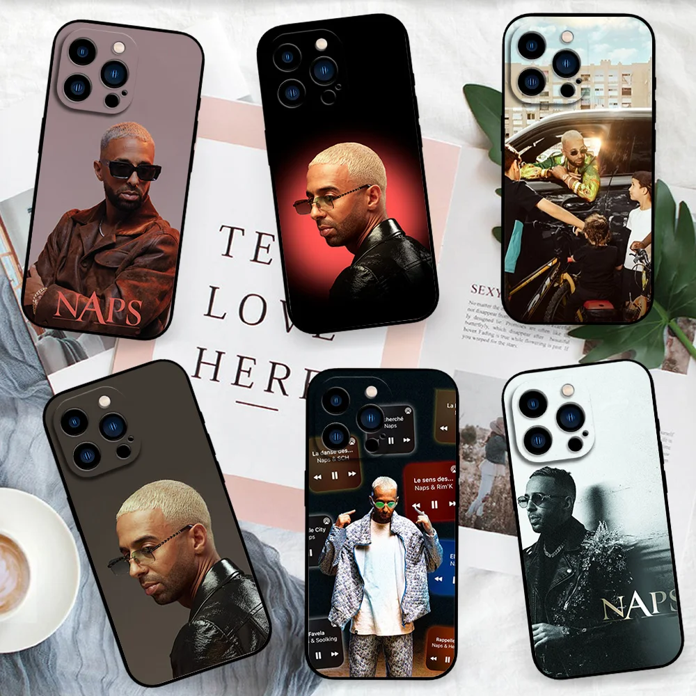 Rapper N-Naps Mec De CiteSimple For iPhone 11 12 13 14 15 16 Pro Max Plus Black Soft Case Shell