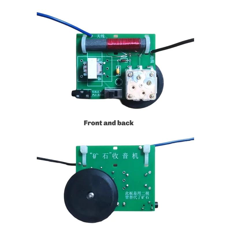 راديو AA60-Crystal يحتوي على محول مطابق مقاومة يمكن أن يتلقى إشارات الراديو عادة مجموعة راديو ذاتية الصنع