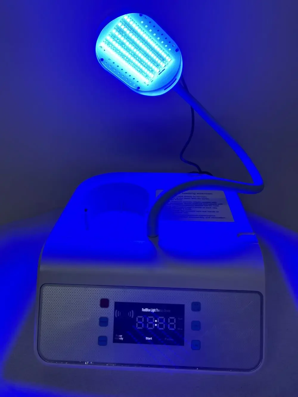 Red Blue LED Light Photon Therapy Machine Skin Rejuvenation Anti-Wrinkle Anti Aging Face Lifting Whitening Beauty Device