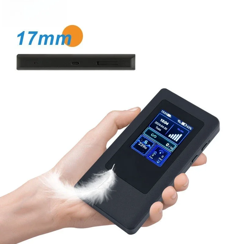 5G Portable Portable M2A Color Screen WiFi Dual Band Router Wireless Routing 300M