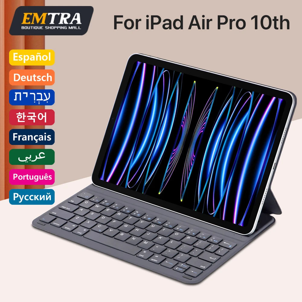 

Magic Keyboard Magnetic for iPad 11th 10th Bluetooth Keyboard for IPad Air 4 5 6 Pro 11 Tablet Smart Case Poland Spanish cover