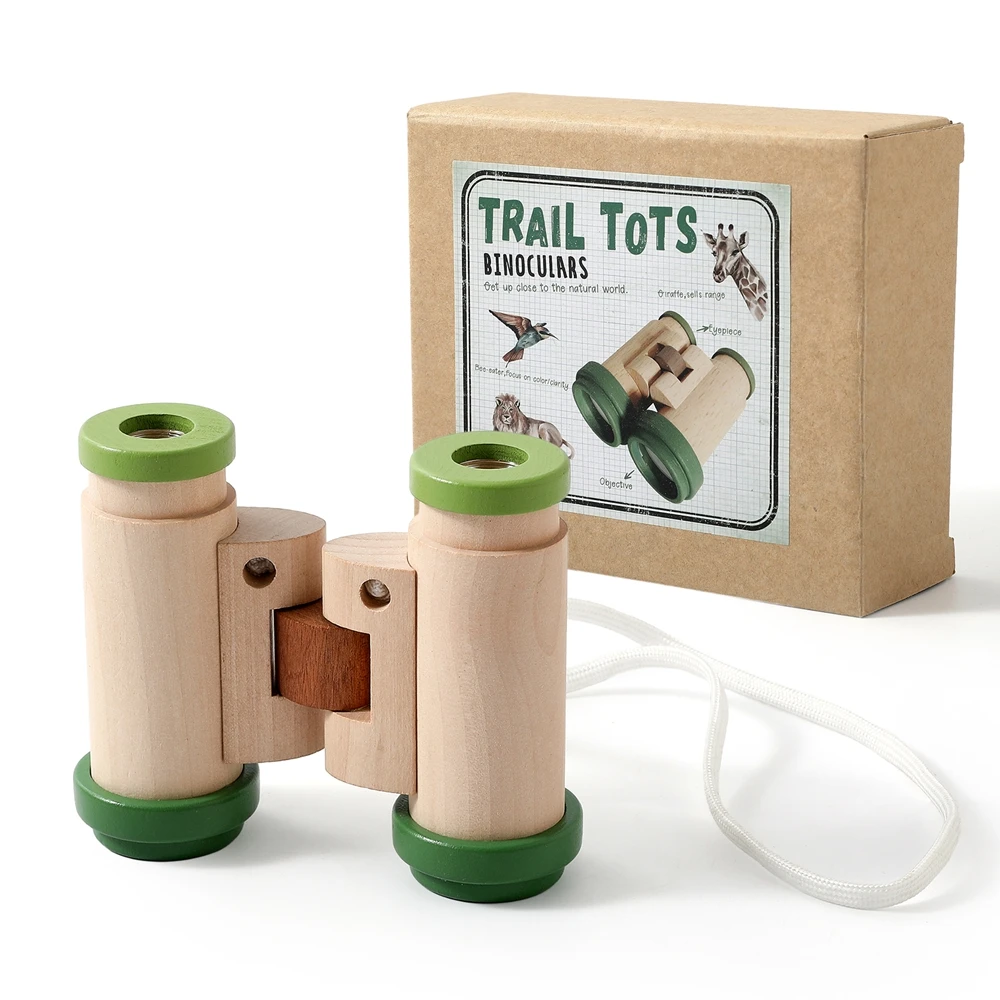 

Baby Montessori Toys Wooden Telescope Outdoor Exploration Toys Baby's Curiosity-Driven Game Newborn Gift Kid Educational Toys