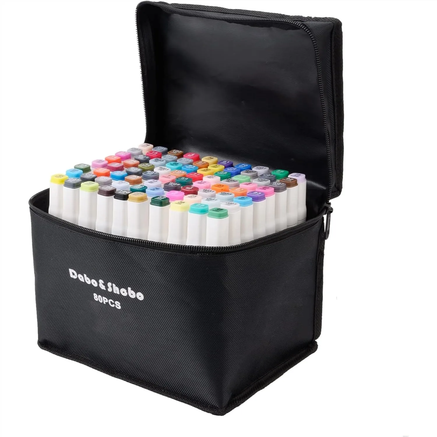 

80 Colors Alcohol Markers for Adult Coloring and Sketching with Dual Tip Fine and Chisel