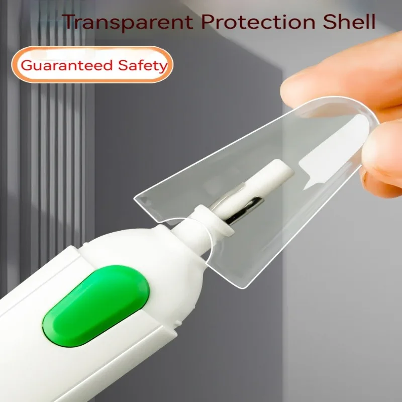 مجموعة ممحاة كهربائية مع عبوات دوارة أوتوماتيكية للمسح السريع واللوازم المدرسية للرسم والمراجعة (البطارية غير متضمنة) #4