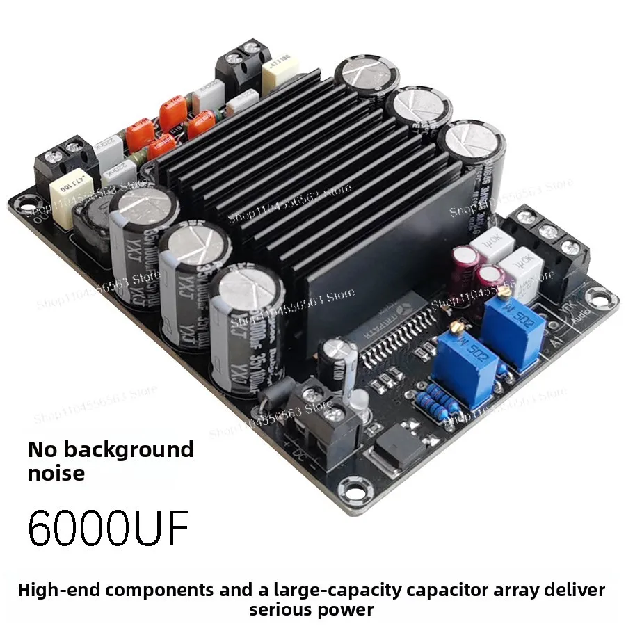 STA508 digital power amplifier board Class D HIFI fever high power desktop 12V outdoor trolley case sound good sound quality