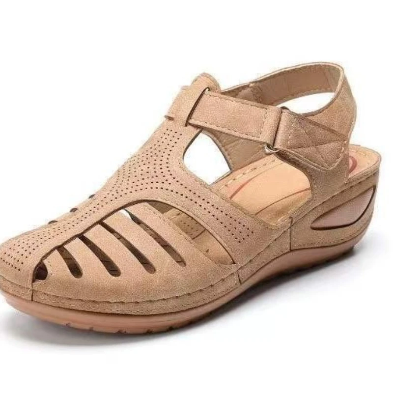 

Hot-selling Women's Sandals Slope and Heel Breathable Women Sandals Trend Lightweight Women Shoes Roman-style Sandals for Women