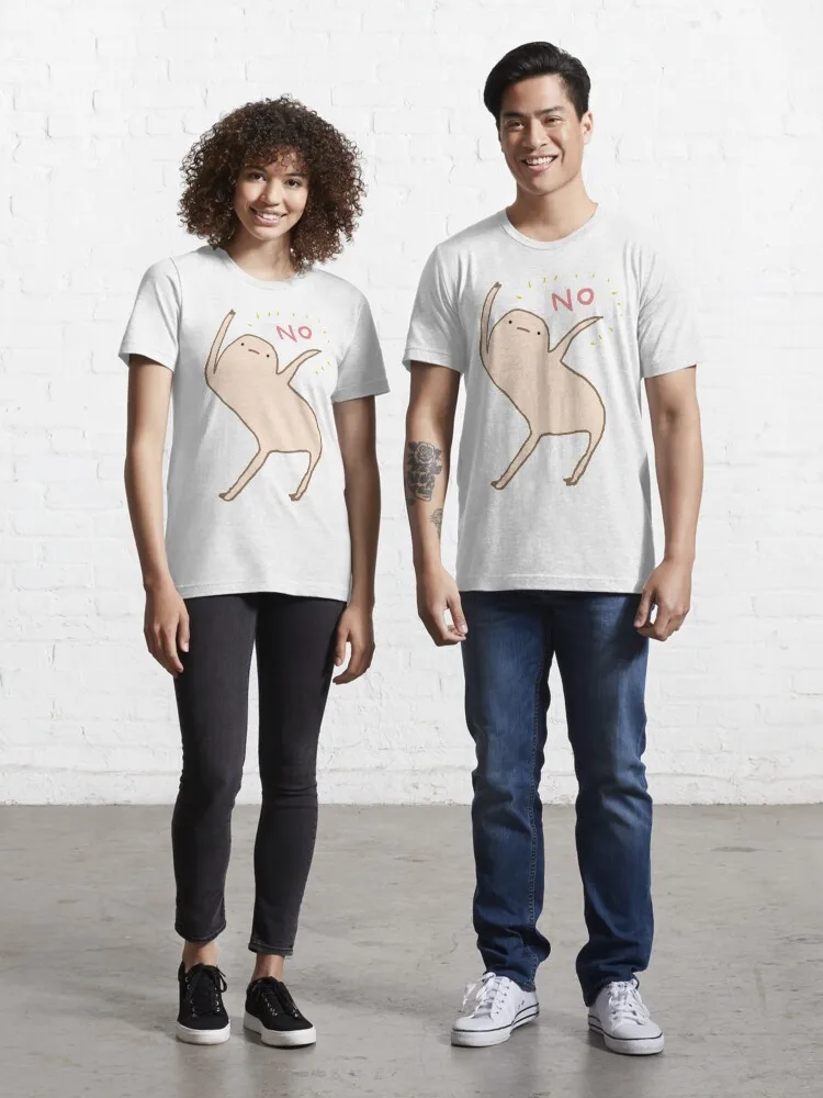 Honest Blob Says No Essential T-Shirt 100% Cotton Streetwear High Quality New Fashion Top Tees