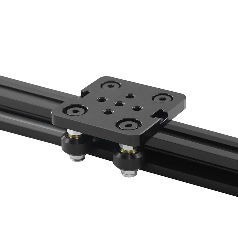 OpenBuilds 2040 V Gantry Plate Set V Slot Aluminum Profile Sliding Plate with V Wheel Pulley for 3D Printer CNC Router Parts